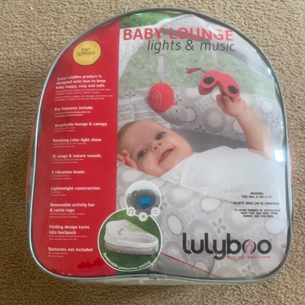Lightweight travel bassinet to go backpack